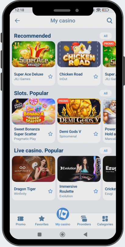 1xbet Android - screenshot 2