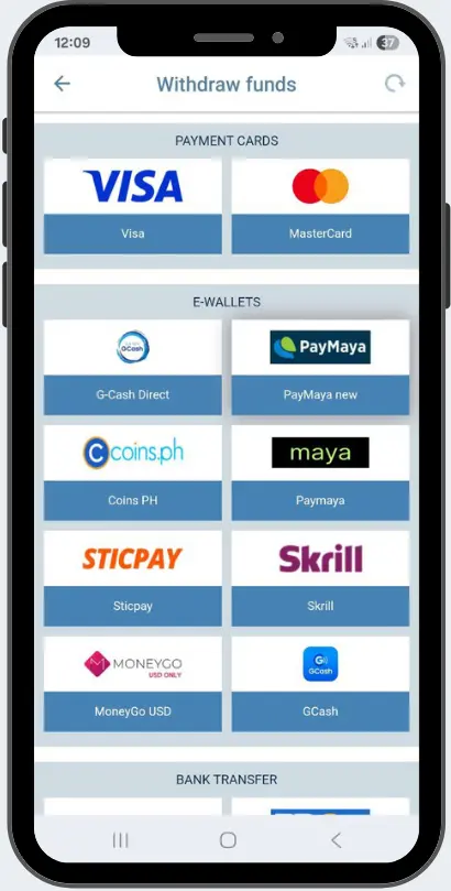 1xbet app local payments philippines